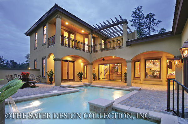 Two Story  House  Plans  Sater  Design  Collection