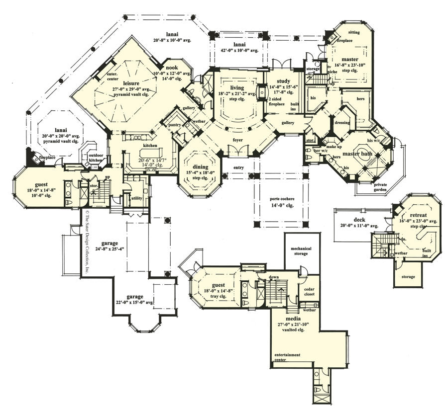 floor plan of a stock house plan