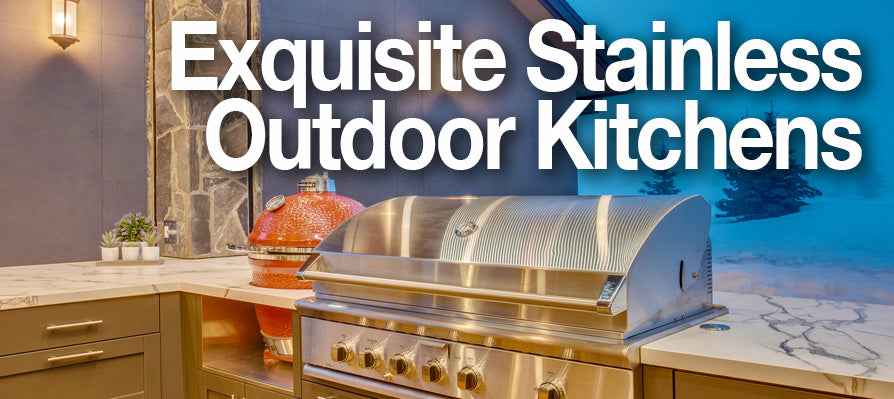 Stainless steel outdoor kitchen equipment