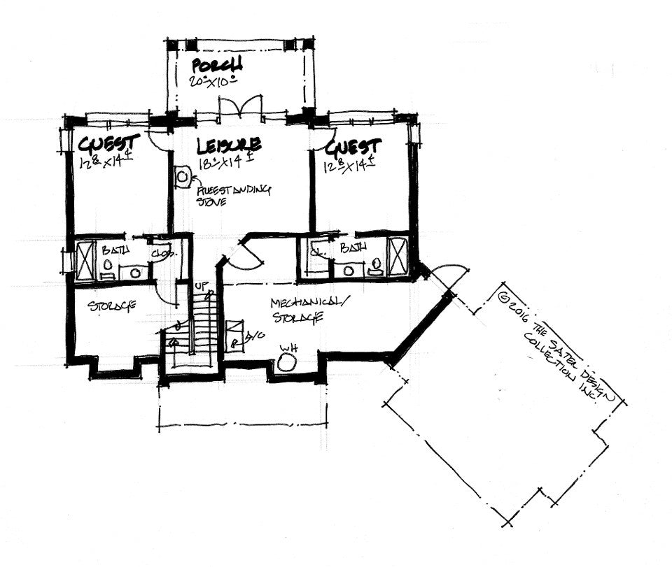 The Tamarack - a mountain house design lower level