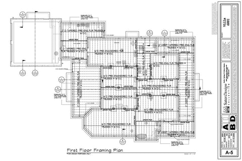Floor Framing Plan sheet