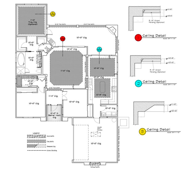 Reflected Ceiling Electrical Plan 5 Of 11 Sater Design