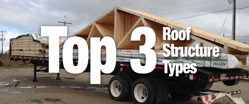 Top 3 Types of Roof Structures