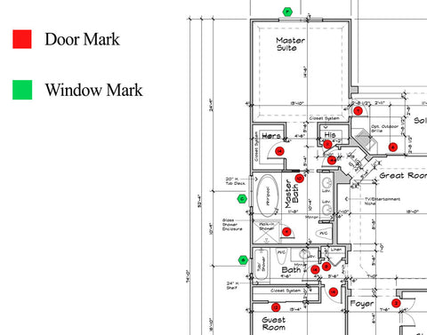 Window and Door Marks