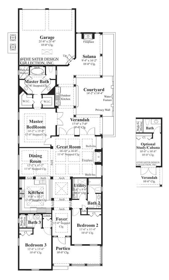  House  Plan  Sycamore Sater Design Collection