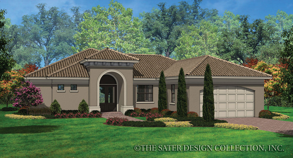 Sater Home Design 6753 Mediterranean Tuscan House Plans Sater Design Collection