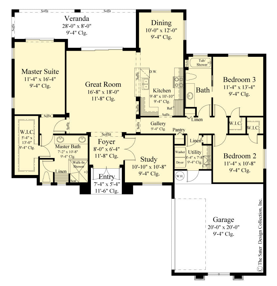 Home Plan Alston Sater Design Collection