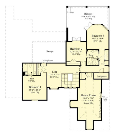 Home Plan Belcourt | Sater Design Collection