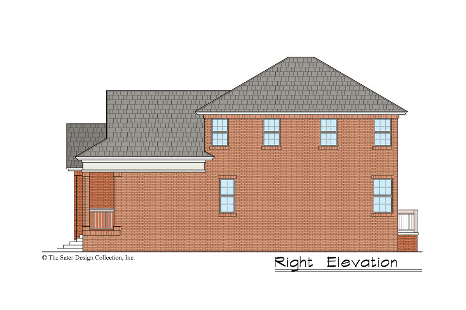 Begonia Modern Southern Style House Plan | Sater Design Collection