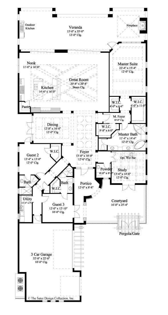 The Arabella Home Plan Sater Design Collection