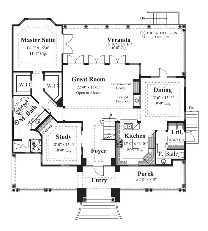 Home Plan Biscayne Bay Sater Design Collection
