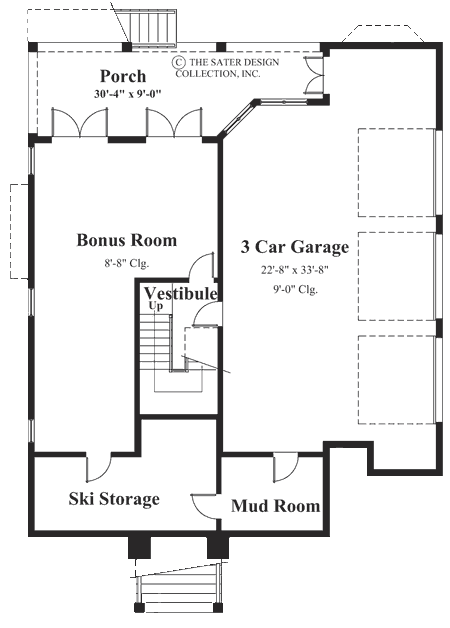 Home Plan Berkeley Square Sater Design Collection