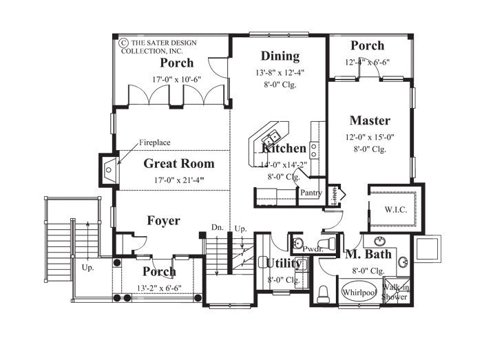 Home Plan Casa Bella | Sater Design Collection