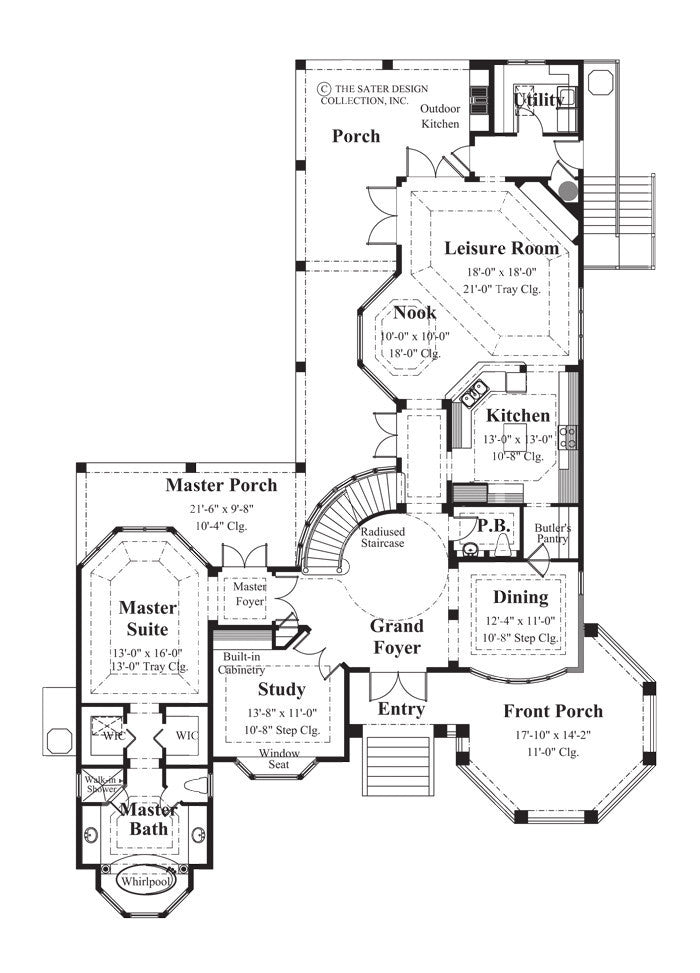 House Plan Weymouth Inn Sater Design Collection