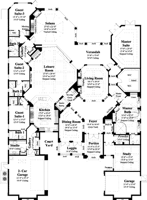 House Plan Prima Porta | Sater Design Collection