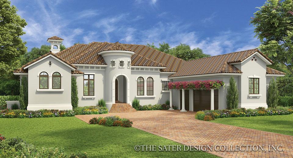 Sater Home Designs with Pool Mediterranean Tuscan House  Plans  Sater  Design  Collection 