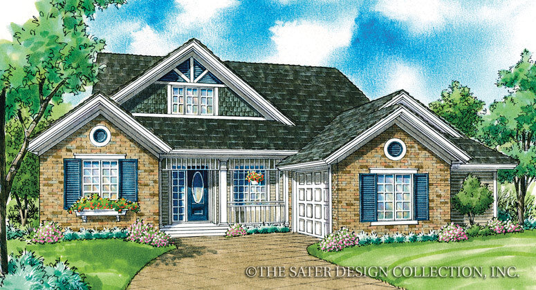 Cassidy-Front Exterior Rendering-Plan #7054