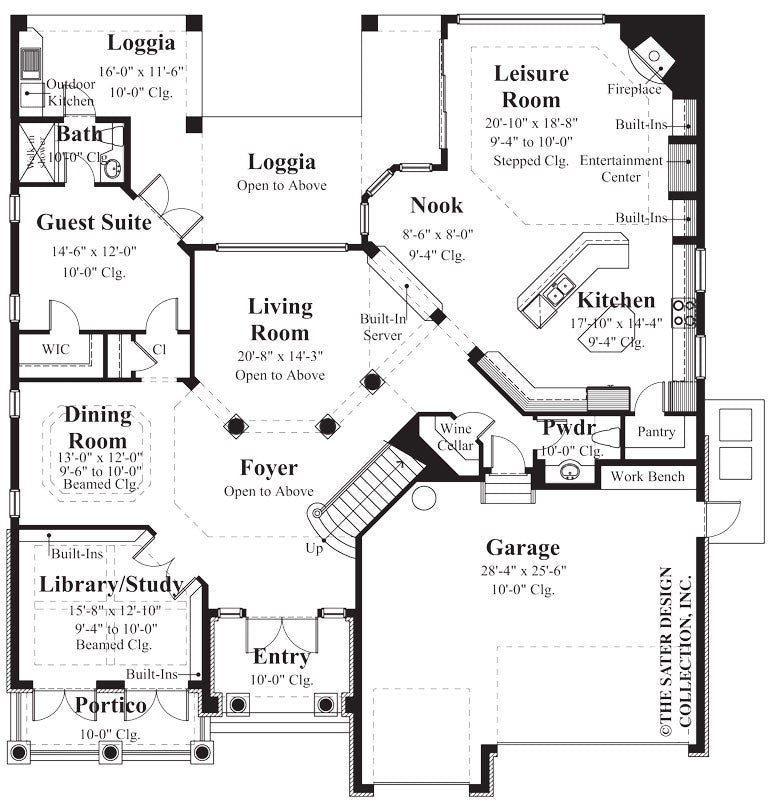  House  Plan  Stonehaven Sater Design Collection
