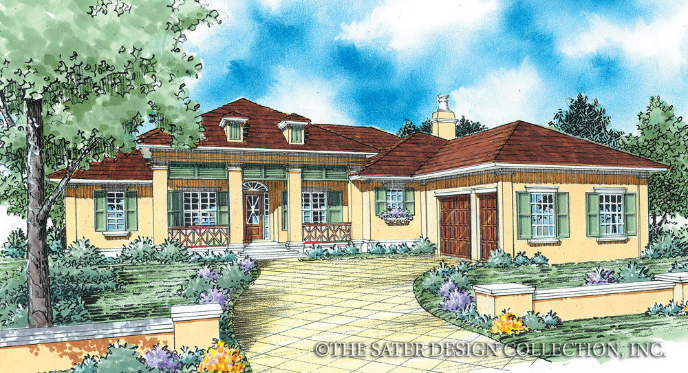 Luxury House Plans | Luxury Home Plans & Designs | Sater Design ... - Ainsley House Plan