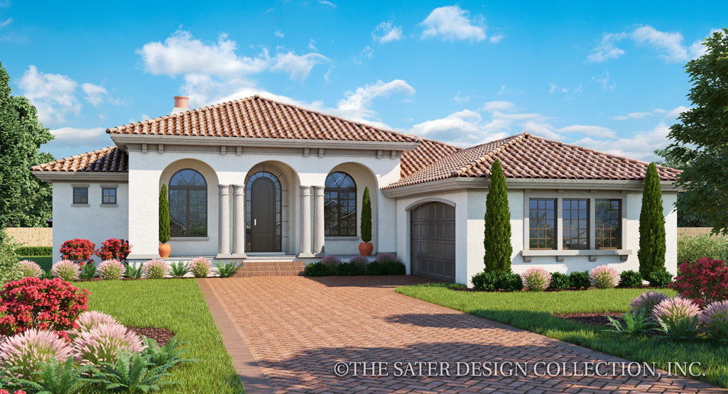 Mediterranean Tuscan House Plans Sater Design Collection