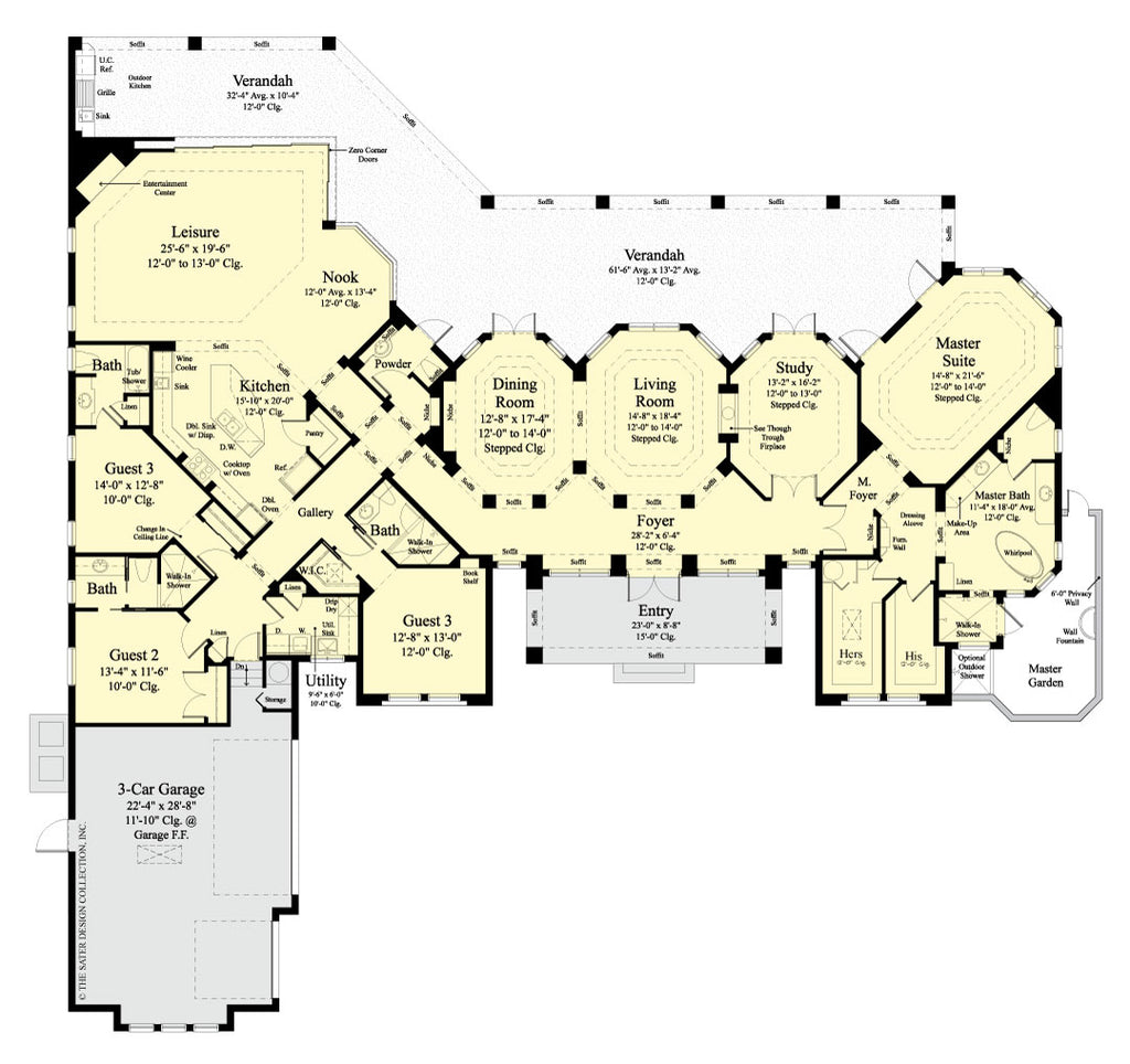 The Benton House Plan | Sater Design Collection Home Plans