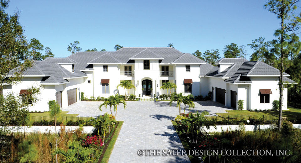 Winward Court Luxury House  Plan  Sater Design Collection 