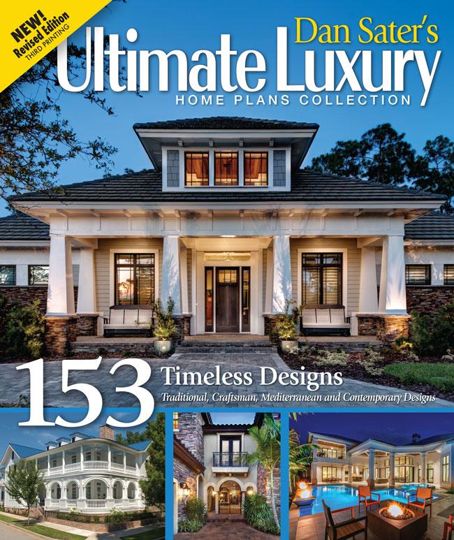 Ultimate Luxury Home  Plans  Collection Book  Sater Design  