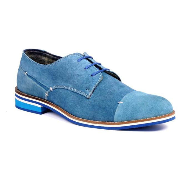 mens blue suede casual shoes