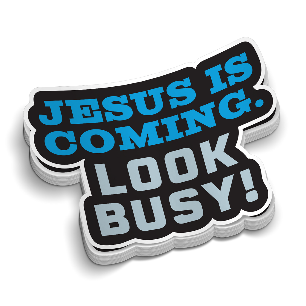 look-busy-hard-hat-decal