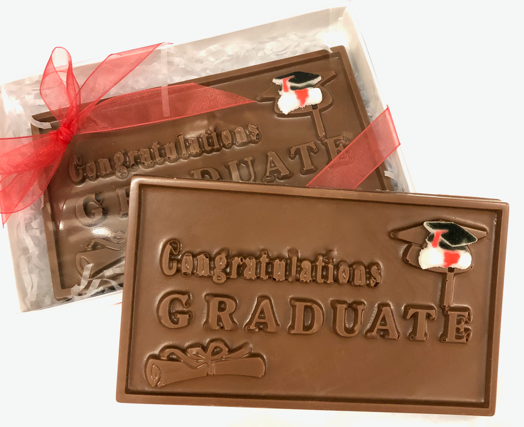 Graduation Milk Chocolate "Congratulations Graduate" Chocolates