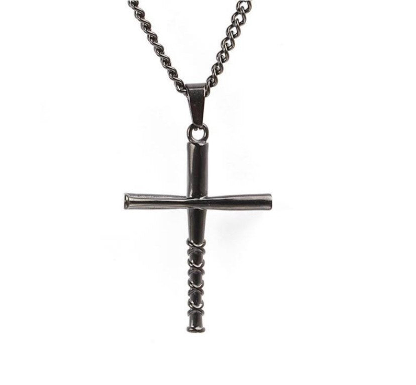 Baseball Bat Cross Necklace – Baseball Bat Cross Necklace