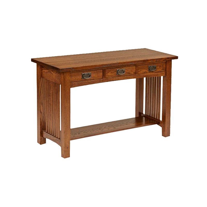 American Mission Oak Sofa Table With Drawers Oak For Less Oak