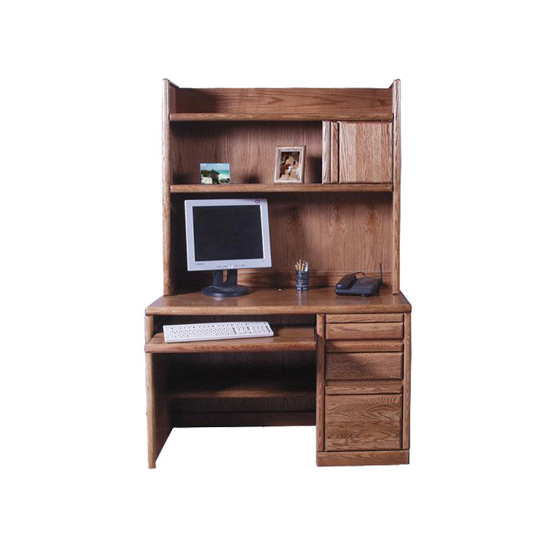 Fd 1026 And Fd 1014 Contemporary 48 Oak Computer Desk With