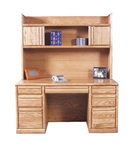 Fd 1048 And Fd 1016 Contemporary Oak 60 Executive Desk With