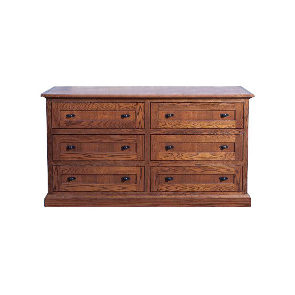 Fd 3042m Mission Oak 6 Drawer Dresser