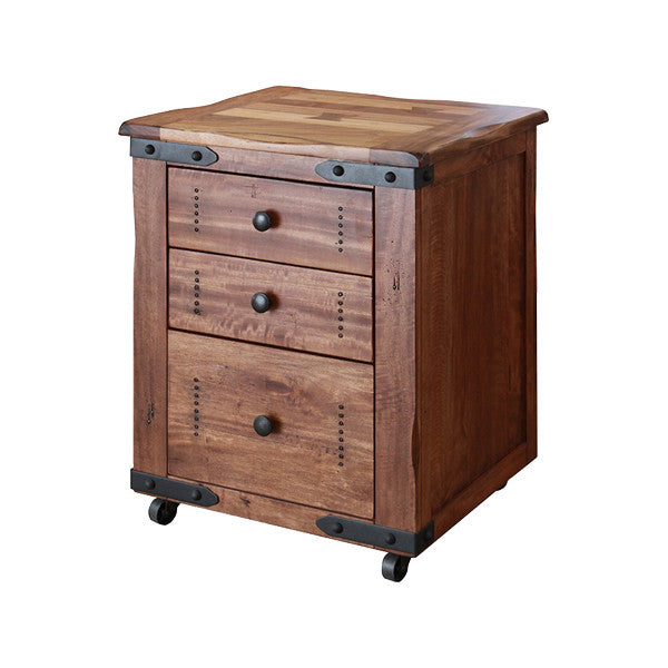 Ifd 866file Parota Collection File Oak For Less Furniture