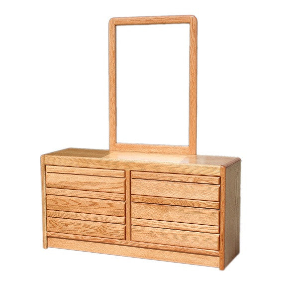 Od O C311 And Od O C312 Contemporary Oak 6 Drawer Dresser With