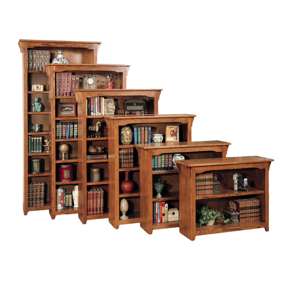 Od O M2430 Mission Oak Bookcase 24 W X 13 D X 30 H