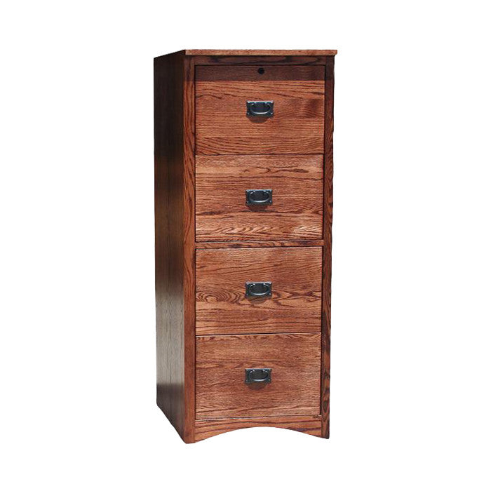 Od O M648 Mission Oak 4 Drawer Letter Legal Size File Cabinet