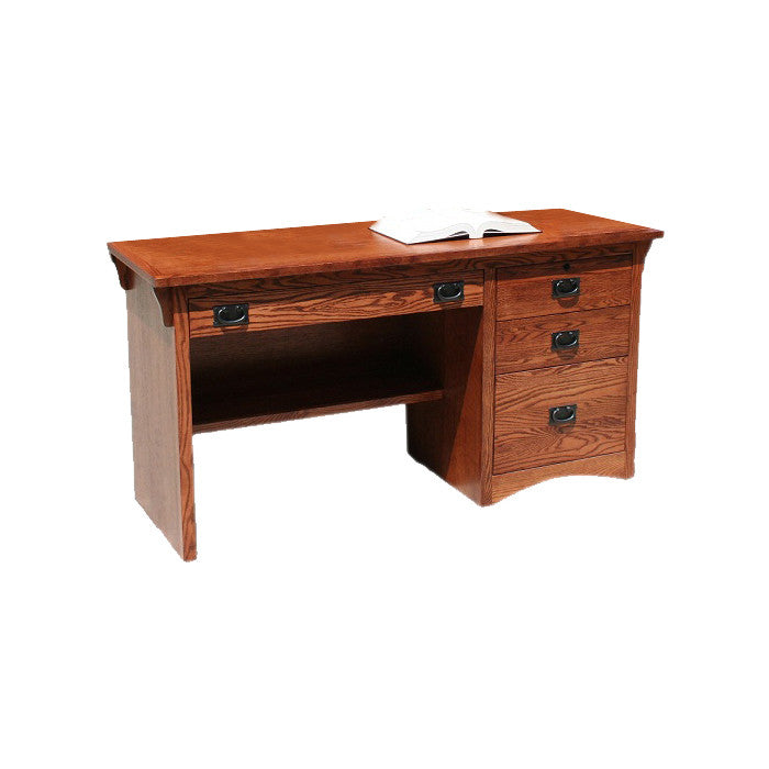 Od O M698 Mission Oak 60 Computer Desk Oak For Less Furniture