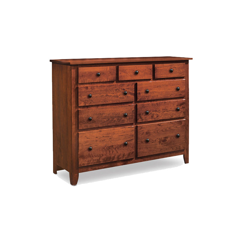 Amish Shenandoah 9 Drawer Dresser Oak For Less Oak For Less