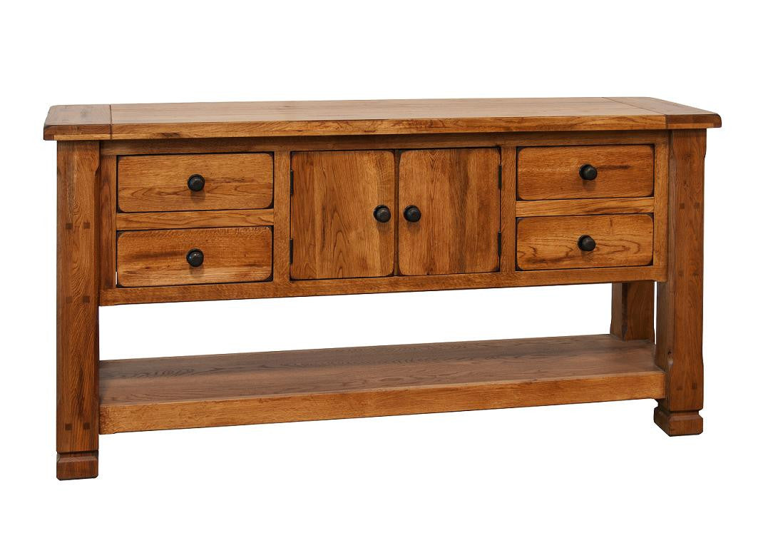 oak sofa table