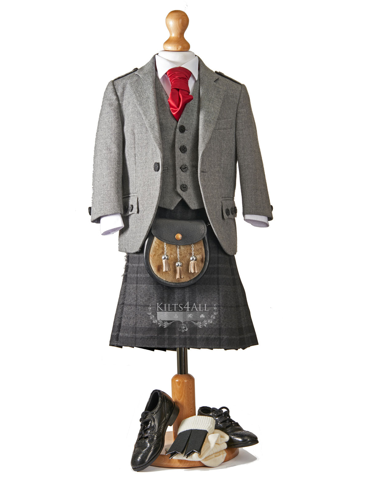 light grey kilt jacket