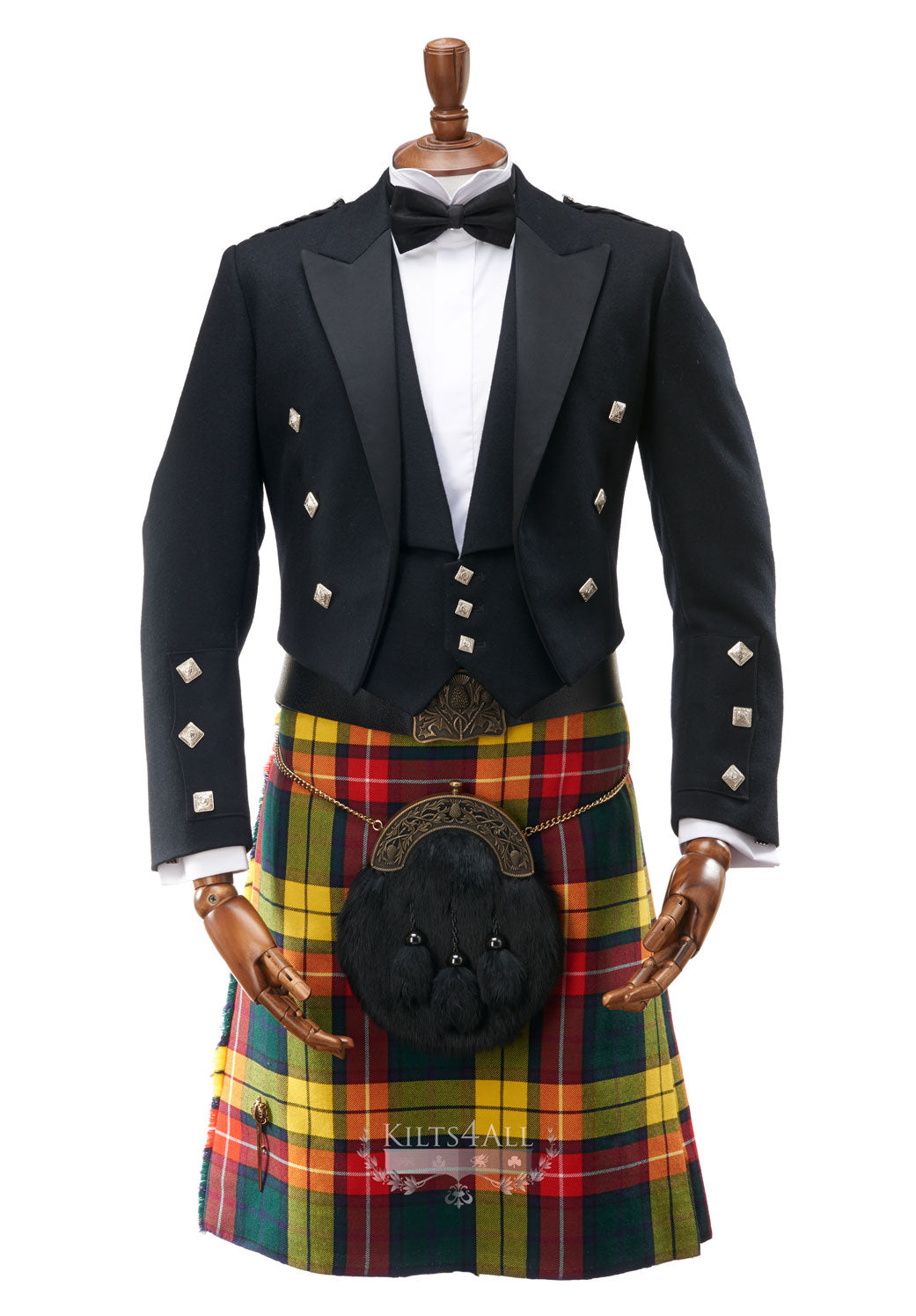 Mens Prince Charlie Jacket & 3 Button Waistcoat to Buy – Kilts4All