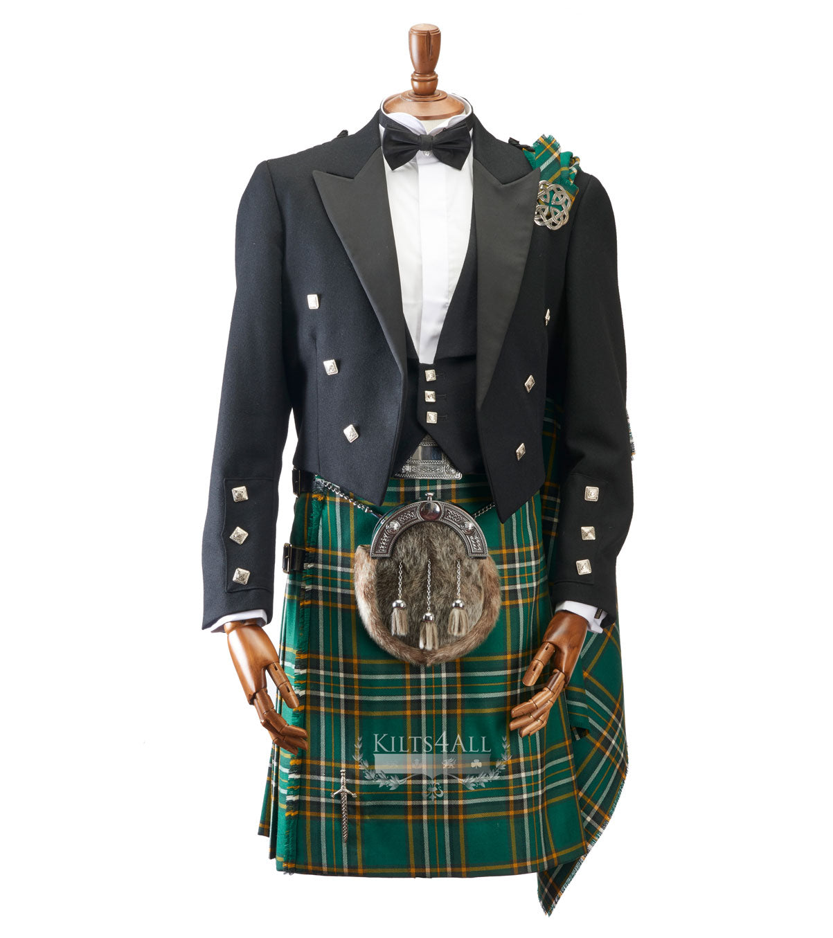 Mens Irish Tartan Kilt Outfit to Hire – Kilts4All