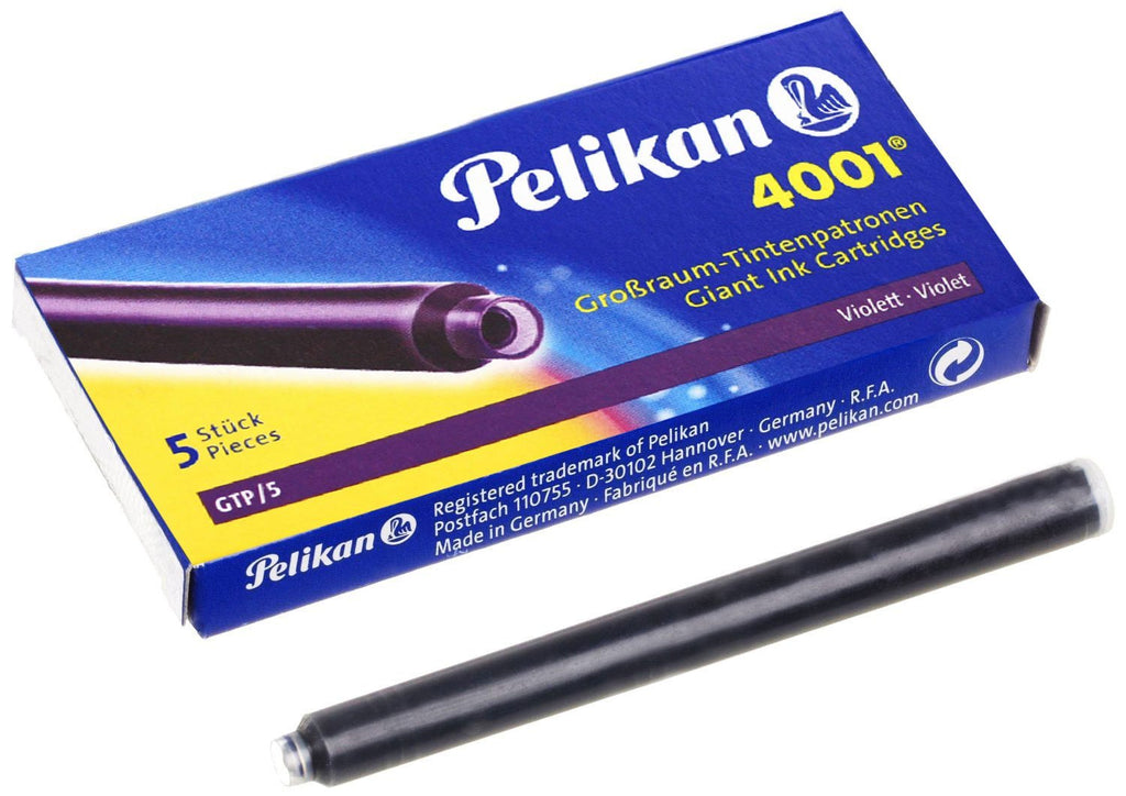 Aantrekkelijk zijn aantrekkelijk links Sympathiek Pelikan 4001 Fountain Pen Ink Cartridges Refills - Violet - Giant - –  RefillFinder - Pen Refills, Ink and Filofax Diary Calendar Refill