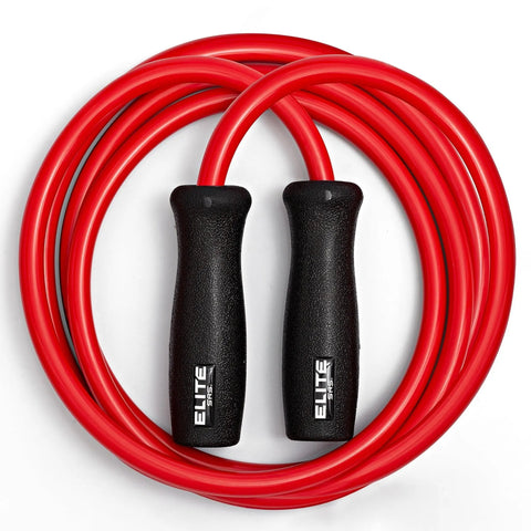 Velites Replacement Cable for Crosstraining, Fitness and Boxing Skipping  Rope, Red PVC Diameter 2.5 mm Steel, Beginners