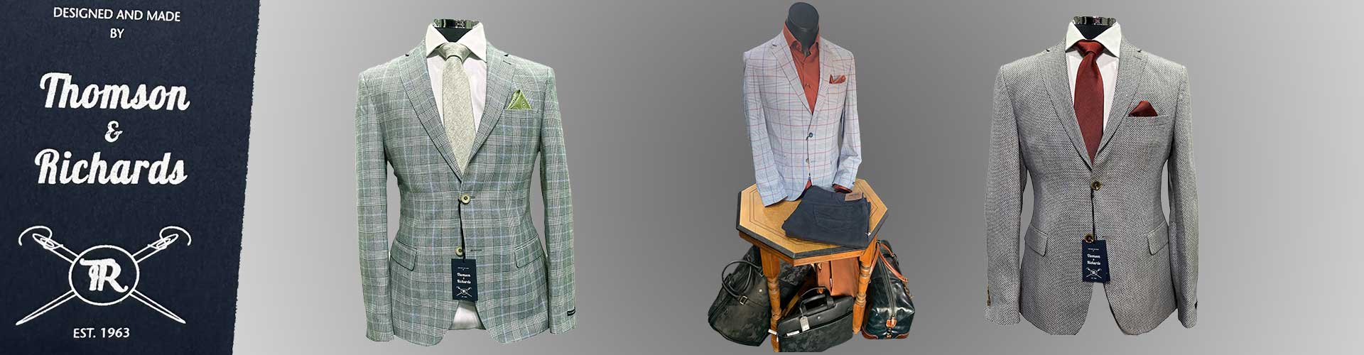 Thomson & Richard now showing at Harrys for Menswear