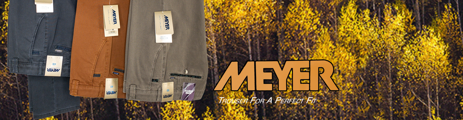 Trouser by Meyer now at Harry's for Menswear