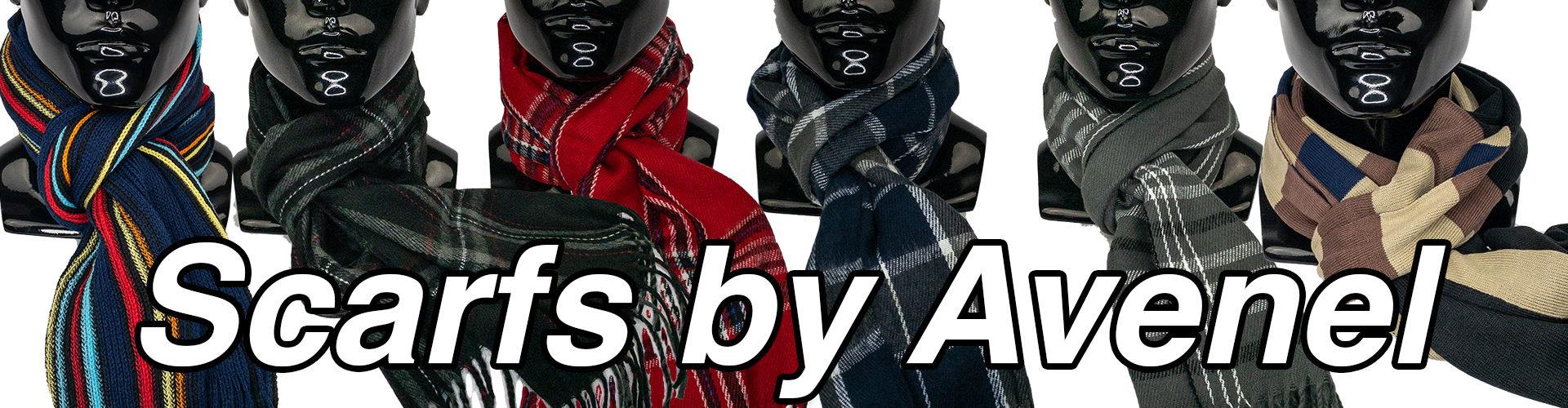Scarfs by Avenel now at Harry's for Menswear